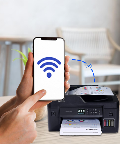 Establish a WiFi connection with your Brother printer
