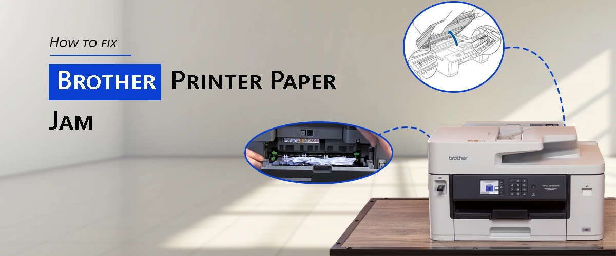 How to fix a brother printer paper jam?
